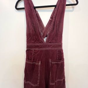 Wild Fable Maroon Corduroy Jumpsuit - never worn!